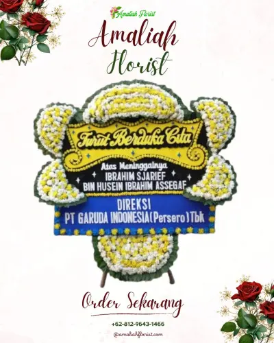 Papan Bunga Duka di Boyaoge
