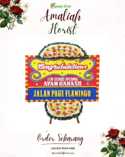 Bunga Papan Congratulation di Boyaoge